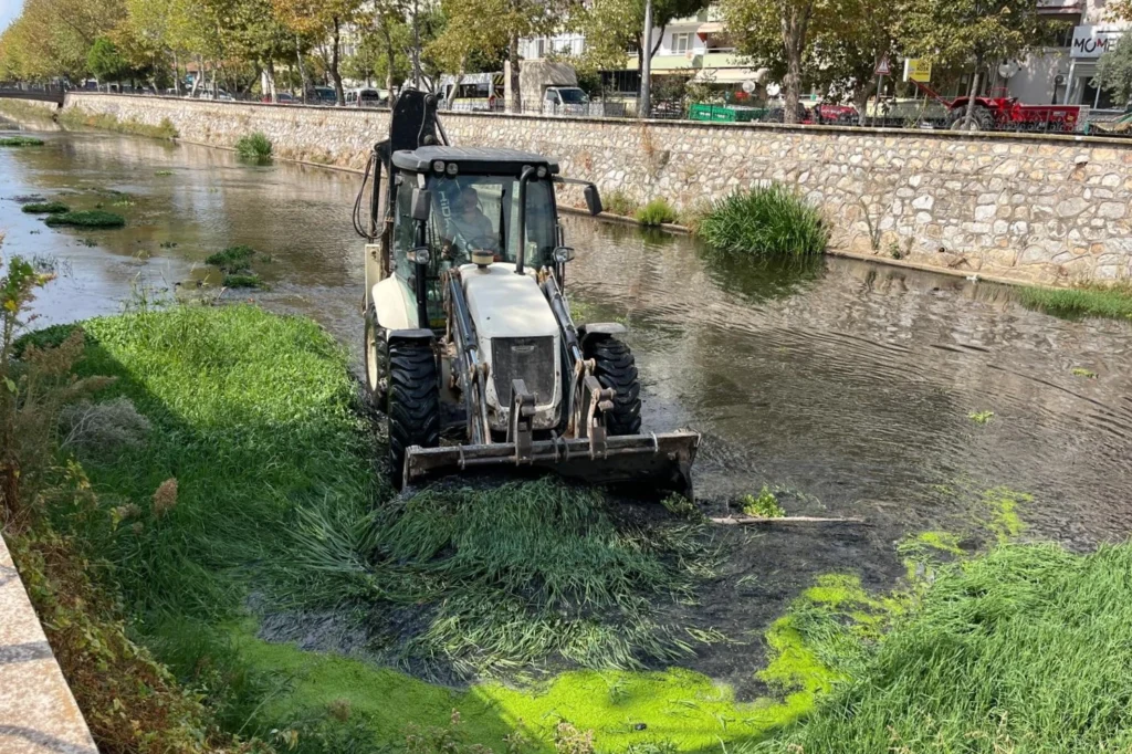 Bursa Gemlik’te derelerde temizlik