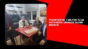 Pazaryeri’ne 4 milyon TL’lik Hayvansal Ürünler İşleme Merkezi