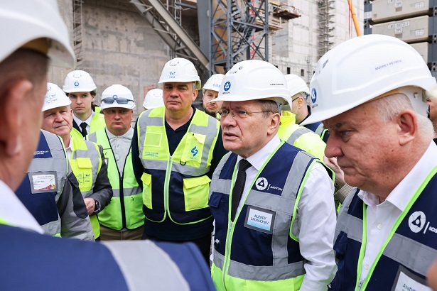 Rosatom Genel Müdürü Aleksey Likhachev, 1’inci Güç Ünitesindeki çalışmaları denetledi