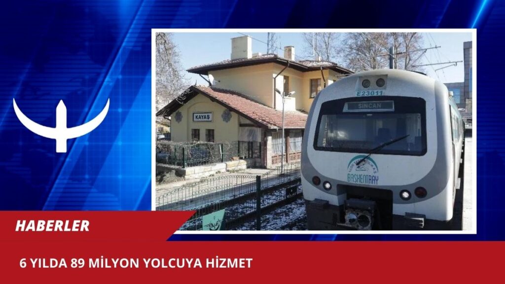 6 yılda 89 milyon yolcuya hizmet