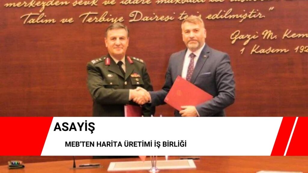 MEB’ten harita üretimi iş birliği