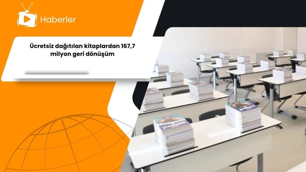 Ücretsiz dağıtılan kitaplardan 167,7 milyon geri dönüşüm