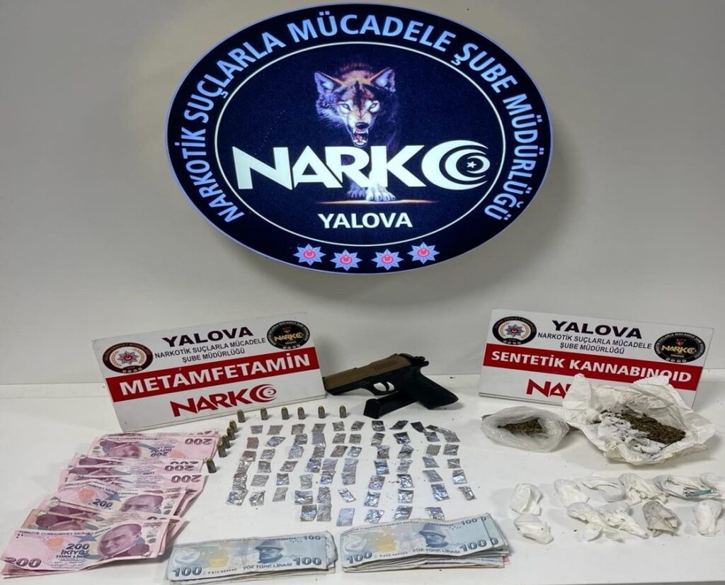 YALOVA DA NARKOTİK EKİPLERİ TEDBİR GÜVENLİK ÇALIŞMASI