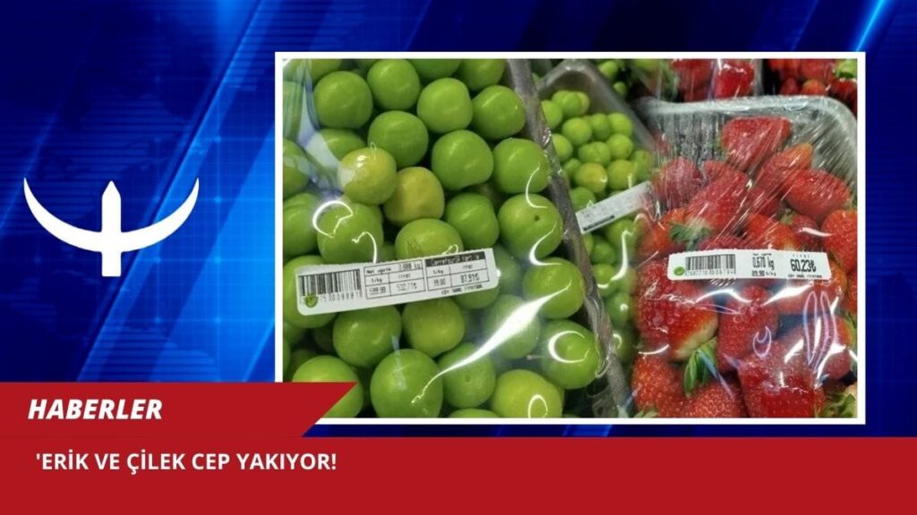 Erik ve çilek cep yakıyor!