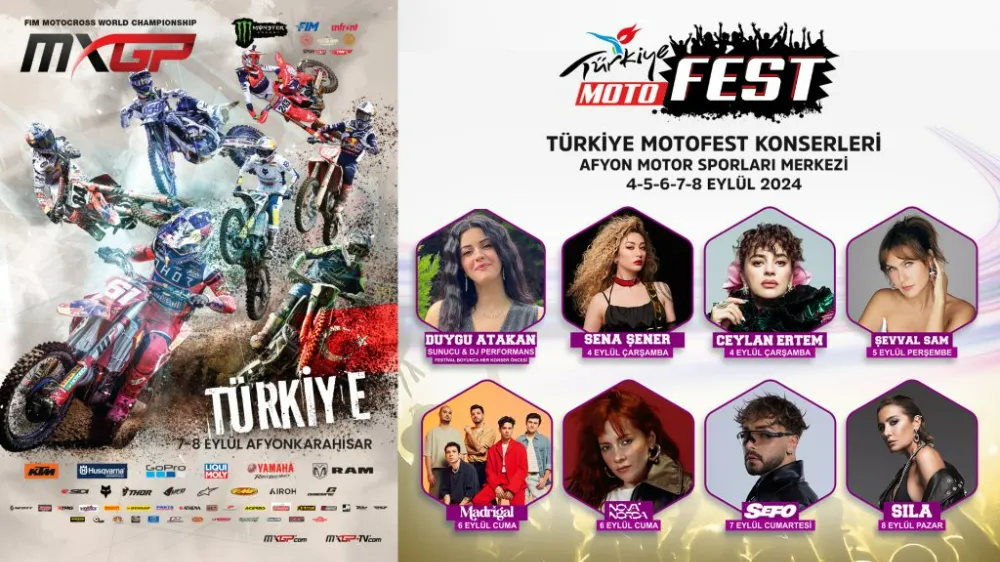 Dünya Motokros Şampiyonası ve Türkiye MOTOFEST Afyonkarahisar’da Buluşuyor
