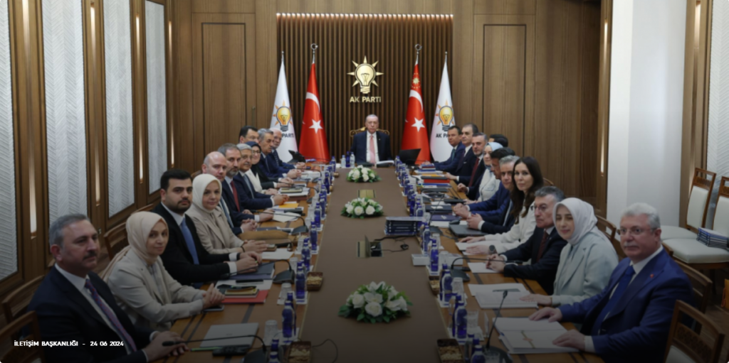 AK Parti MYK, Cumhurbaşkanı Erdoğan başkanlığında toplandı