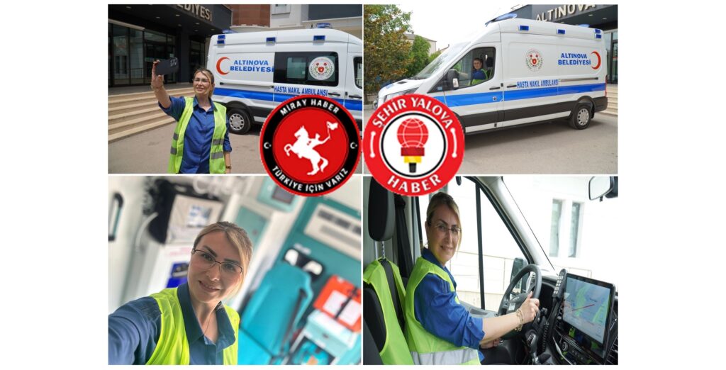ALTINOVA BELEDİYESİNE ARAÇ FİLOSUNA AMBULANS DAHİL OLDU