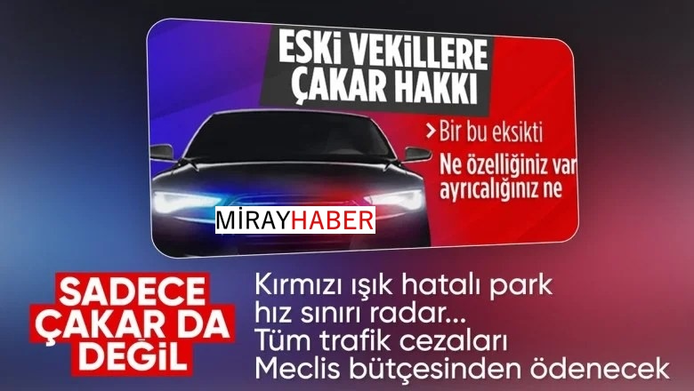 YENİ UYGULAMA DA MİLLETVEKİL’LERİ TRAFİK CEZALARI’NDA MUAF TUTULACAK