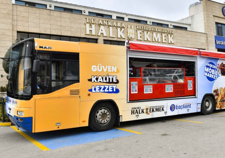 BAŞKENTTE MOBİL MARKETLER İLÇE İLÇE DOLAŞACAK