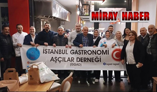 İSTANBUL GASTRONOMİ AŞÇILAR DERNEĞİ VE SARBİ LEZZET DÜNYASI KATKILARIYLA DÜZENLENEN İFTAR YEMEĞİ.