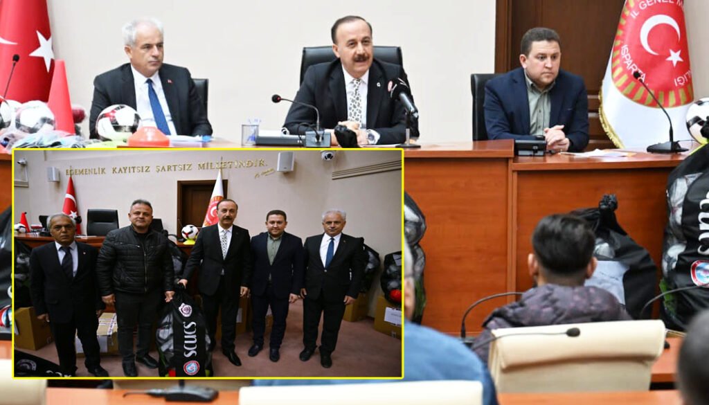 Isparta’da gençler için spor seferberliği: Amatör kulüplere büyük destek – Birlik Haber Ajansı