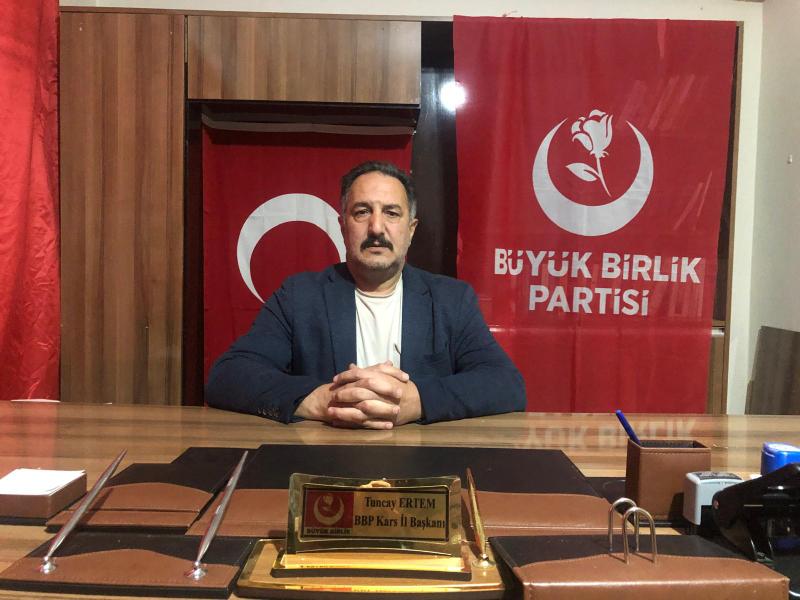 BBP Kars İl Başkanı Ertem: “Katillerin ve hainlerin, hatırlanacakları bir günleri yok” – Birlik Haber Ajansı