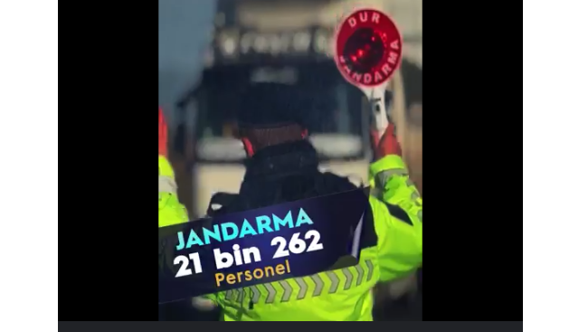 Trafik tedbirleri kapsamında Polis ve jandarma olmak üzere, Personel Görev Başında