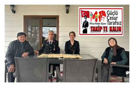 Tekirdağ’da Jandarma Ekipleri Şehit ve Gazi Ailelerini Ziyaret Etti