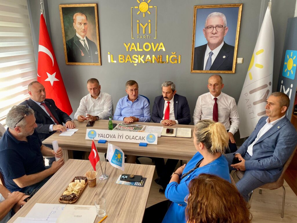 YALOVA İYİ PARTİ İL BAŞKANLIGINA MİLLETVEKİLİ ZİYARETİ YOGUN TEMPO