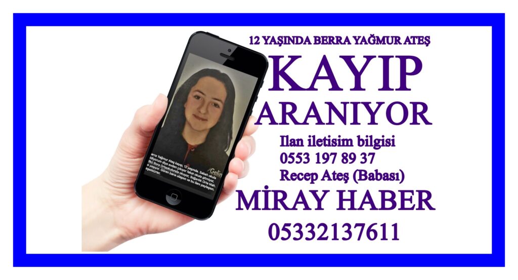 İSTANBUL KARTAL SOĞANLIK’TAN KAYIP ARANIYOR
