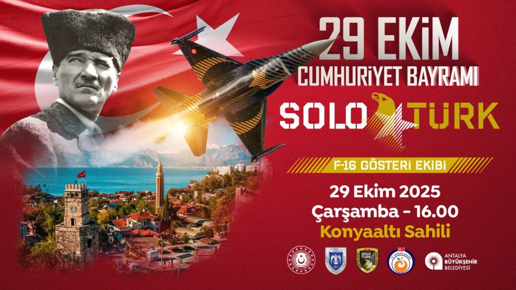 29 EKİM SOLO TÜRK’DEN GÖSTERİ UÇUŞU UNUTULMAZ BİR BAYRAM YAŞACAK