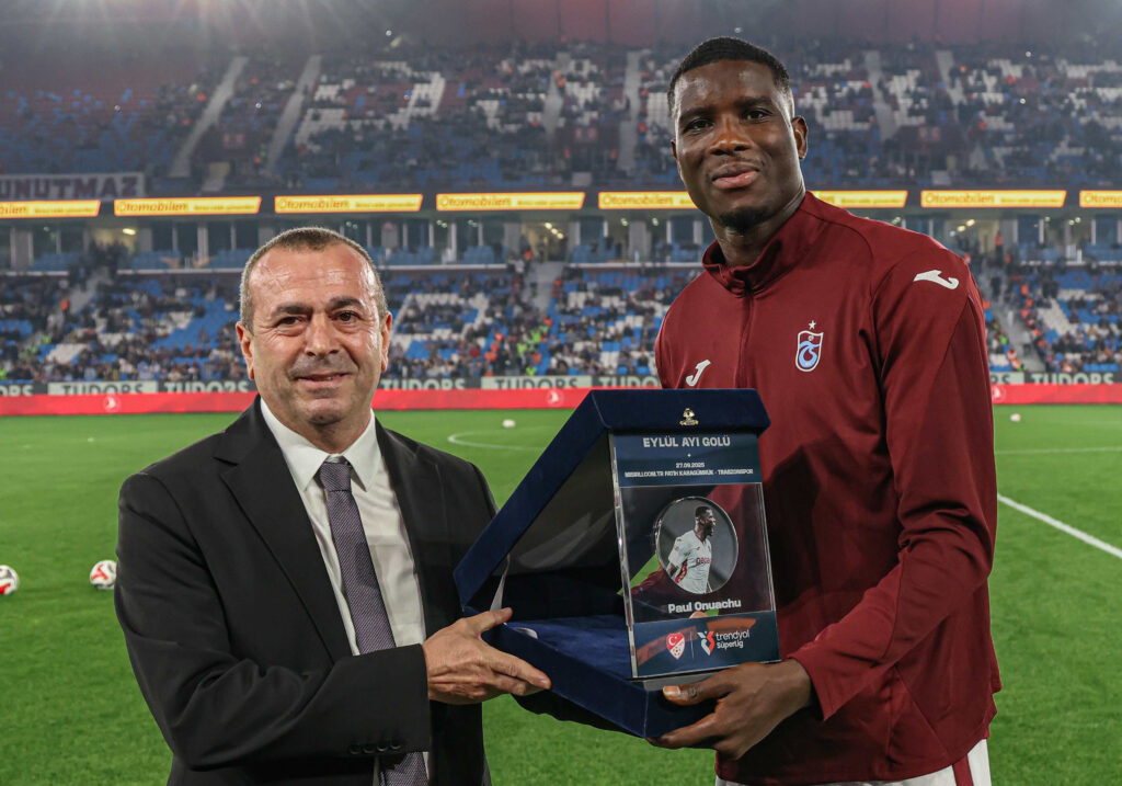 Trabzonspor oyuncusu Paul Onuachu’nun Karagümrük’e Attığı Gol Ayın Golü Seçildi.