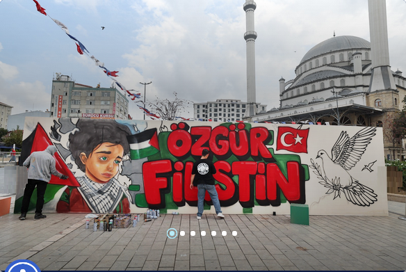 Filistin Duvarı soykırımı haykırıyor