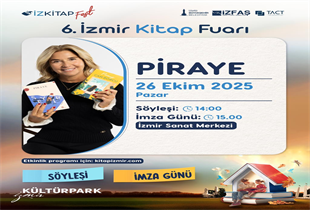 İzmir Sanat’ta gerçekleşecek söyleşi ile okurlarıyla buluşacak.