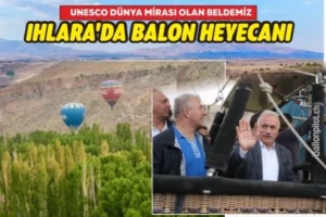 Ihlara Vadisi’nde gökyüzüne renkli balonlar yükseliyor