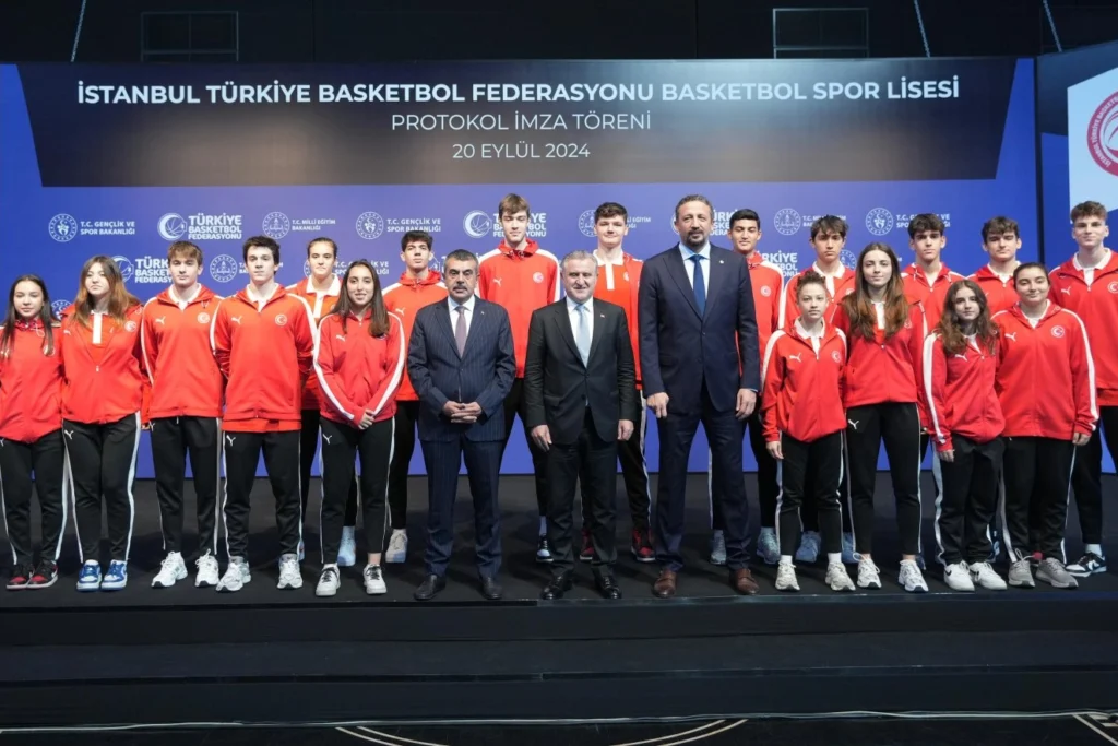 İstanbul’da TBF Basketbol Spor Lisesi için protokol