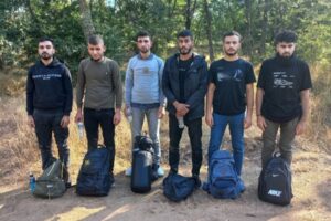 Edirne’de 16 göçmen yakalandı