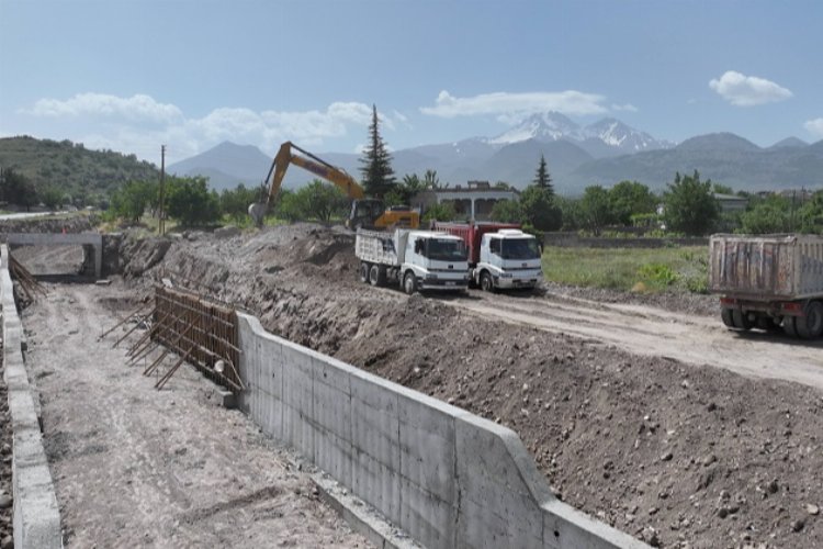 Kayseri Hacılar’da sel ve taşkın riskine karşı önlem