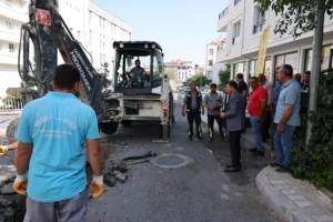 Nevşehir’de altyapı yenileme çalışmaları sürüyor