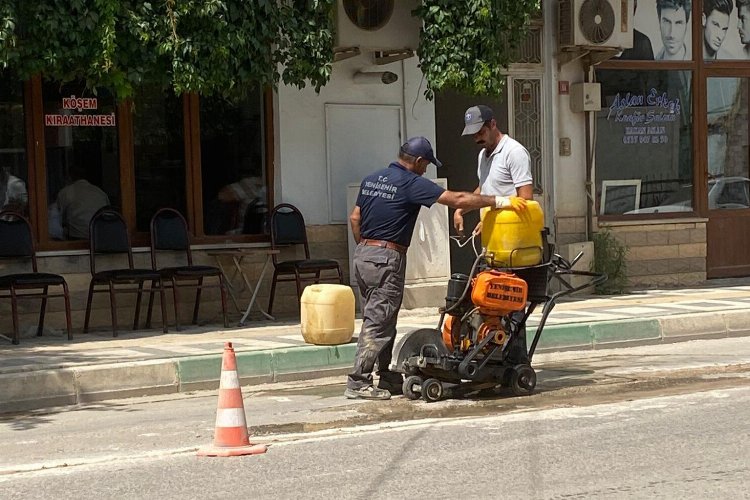 Yenişehir’de yol çalışmaları sürüyor
