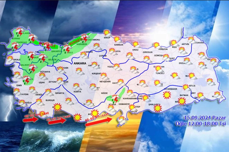Meteoroloji’den ‘Pazar’ havası!