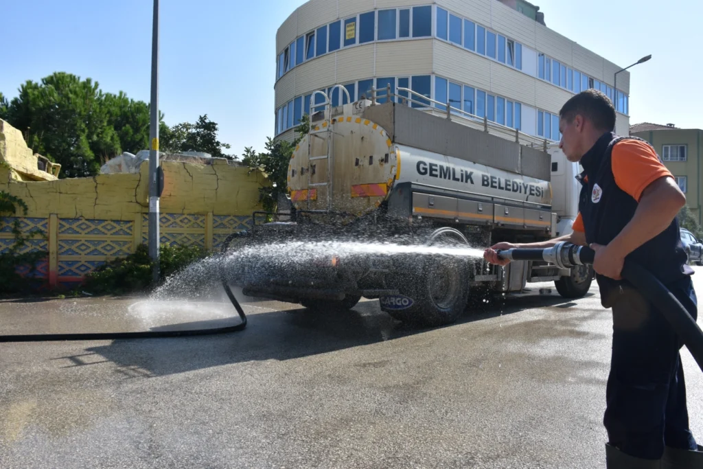 Gemlik’te hummalı temizlik