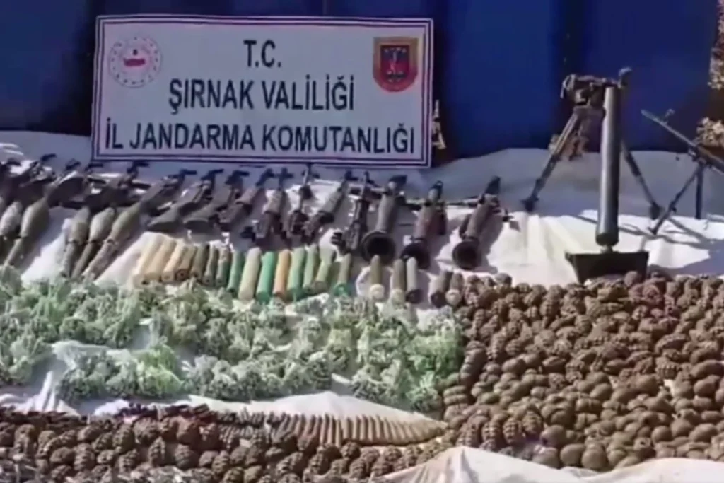 İçişleri’nden Şırnak Cudi’de ‘GÜRZ-12’… BTÖ’ye ait mühimmat deposu imha edildi