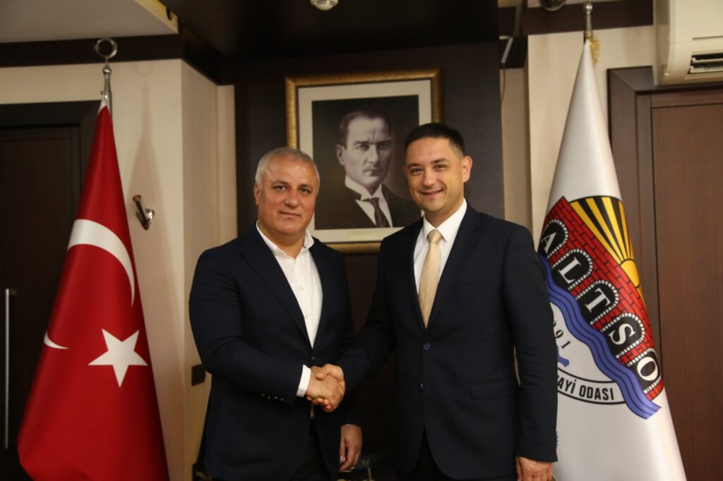 BAŞKAN ERDEM UKRAYNA KONSOLOSUNU AĞIRLADI