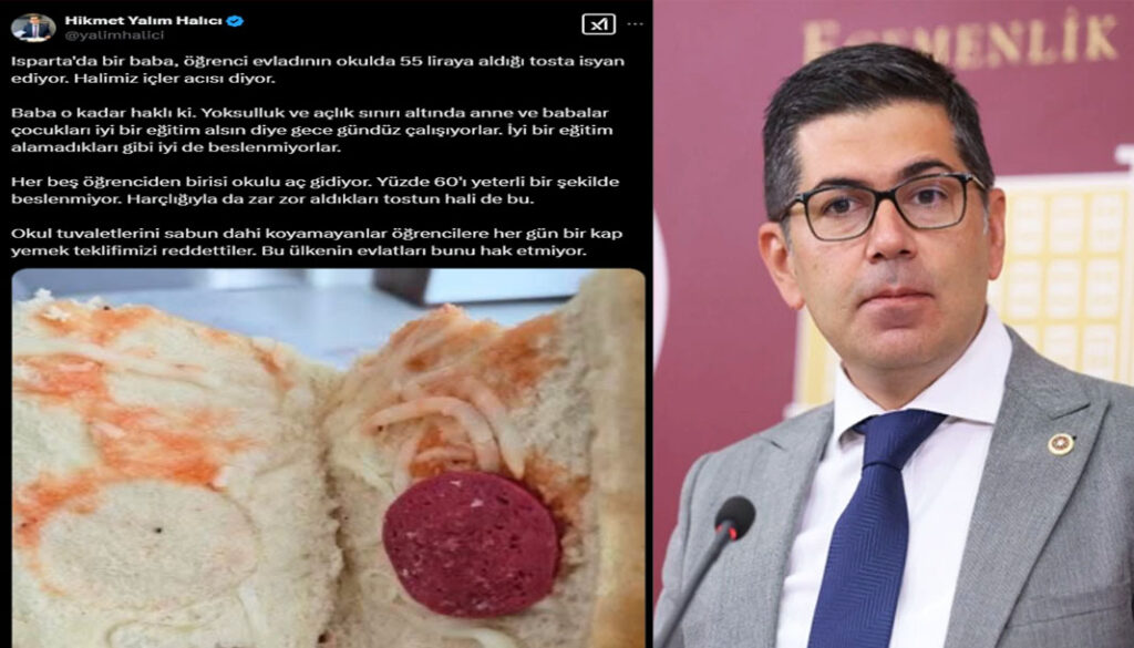 CHP’li Hikmet Yalım Halıcı: “Isparta’daki öğrenciler okula aç gidiyor” – Birlik Haber Ajansı