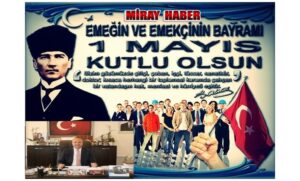 Çınarcık Belediye Başkanı Avni Kurt’un 1 Mayıs Emek ve Dayanışma Günü mesajı
