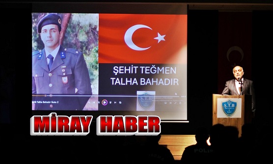 Yalova’nın İstihkam Teğmen Talha Bahadır Zeytin Dalı Harekâtı Şehidi Anıldı