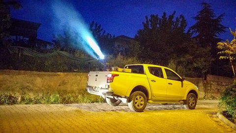Yalova da Yazın gelmesi ve havaların ısınmasıyla ilaçlama çalışmalarına başlandı