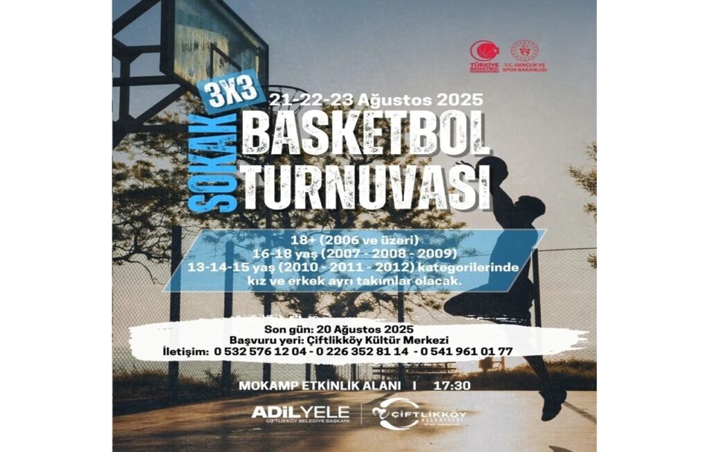 Çiftlikköy Belediyesi Basketbol Turnuvası