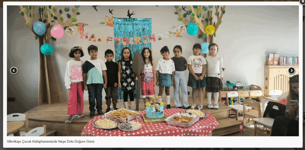 Çocukların kitaplarla buluştuğu kadar dostluklar kurduğu, eğlenceli vakit