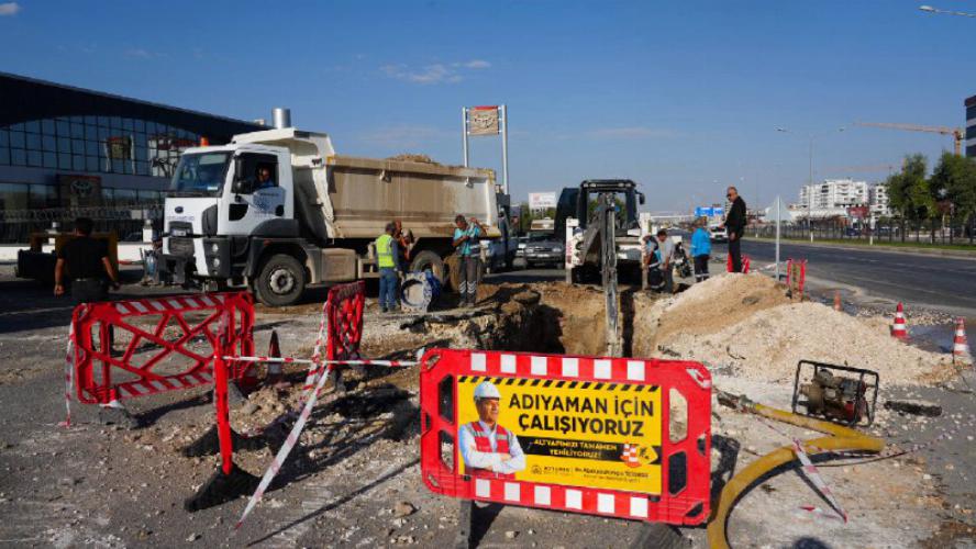 Adıyaman da polietilen borularla debisi yüksek içme suyu sağlanacak