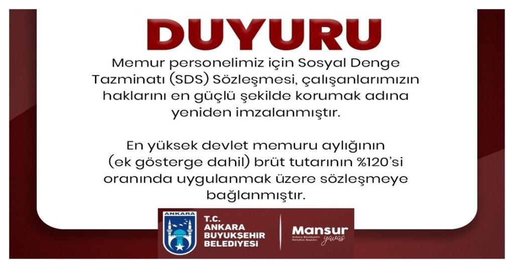 ABB:Sosyal Denge Tazminatı Sözleşmesi’ni Yeniledi.