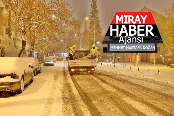 Gaziantep te Yoğun Kar Yağışı153 GİKOM Çağrı Merkezi Kesintisiz Hizmet İletşimi