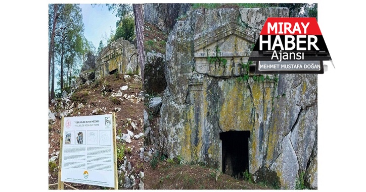 Muğla’nın Marmaris ilçesin de 2400 yıllık Kaya Mezarı,Bulun du