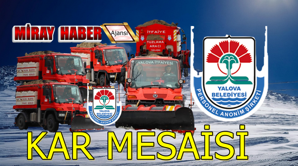 Yalova Belediyesi, kış Kar çalışması