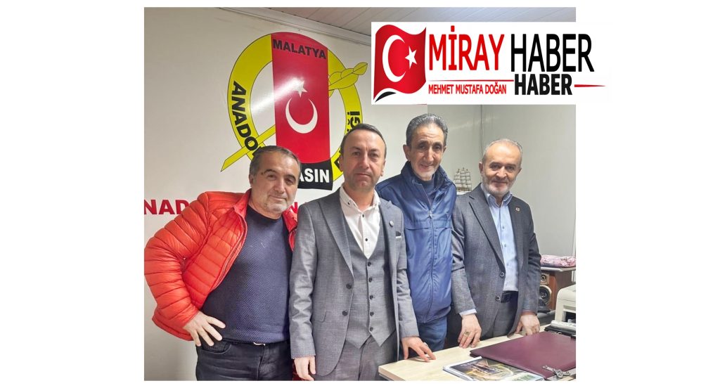 Türkiye’nin Sevilen İsmi Teyo Amca, Anadolu Basın Birliği Malatya Şubesini Ziyaret Etti