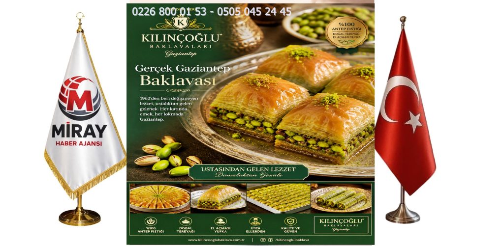 Yalova da Kılınçoğlu Baklavaları ile Gerçek Gaziantep Baklavası Lezzeti