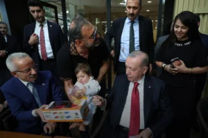 Cumhurbaşkanı Erdoğan’dan ‘tatlı’ sohbet