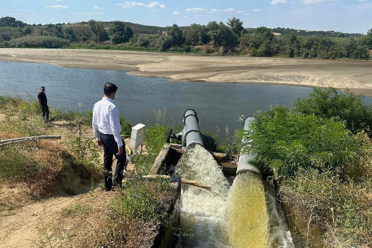 Meriç Nehri’ne Kaymakam Sevgili’den yakın mercek